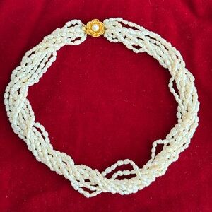 Vintage pearl necklace.